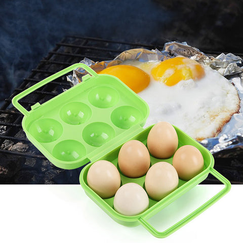 12 Grid Single Layer Egg Storage Box Multifunctional Eggs