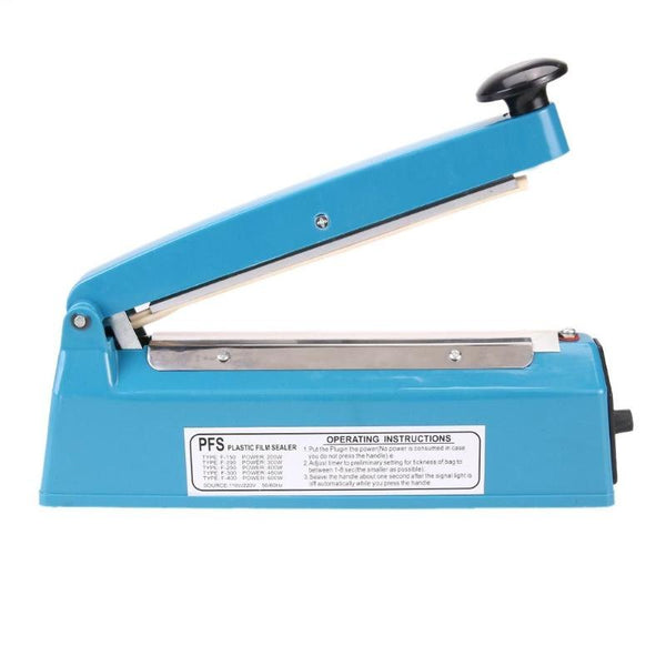 8" 110V 300W Manual Plastic Film Sealer Heat Impulse Sealer Poly Bag