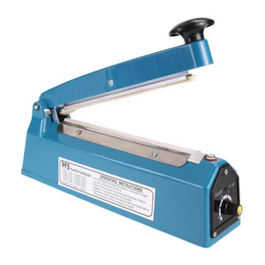 8" 110V 300W Manual Plastic Film Sealer Heat Impulse Sealer Poly Bag