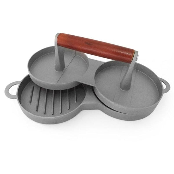 Reusable Round Hamburger Press Aluminum Hamburger Meat Beef Grill Burger Press Patty Maker Mold Mould