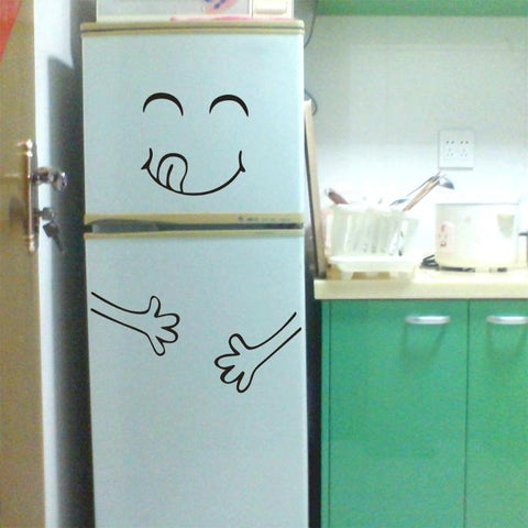 Smiley Face Sticker Removable Wall Home Kitchen Decor